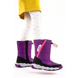 Kiko Kids Molina Suya Dayanıklı Fermuarlı Kız/Erkek Çocuk Kar Bot Ayakkabı