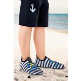 Kiko Kids Newyork Havuz Plaj Erkek Çocuk Deniz Ayakkabısı 7562 Siyah