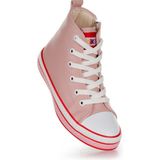 Kiko Kids Pant Günlük Bağcıklı Fermuarlı Kız Bebek Spor Ayakkabı (Pudra)