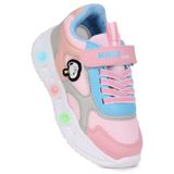Kiko Kids Pean Işıklı Cırtlı Kız Çocuk Spor Ayakkabı