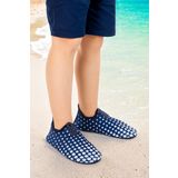 Kiko Kids Point Havuz Plaj Erkek Çocuk Deniz Ayakkabısı 7514 Lacivert - Beyaz