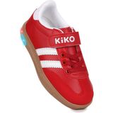Kiko Kids Renis Günlük Cırtlı Işıklı Kız Çocuk Spor Ayakkabı - Kırmızı