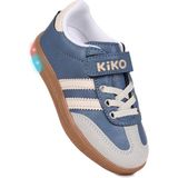 Kiko Kids Renis Günlük Cırtlı Işıklı Kız Çocuk Spor Ayakkabı - Mavi