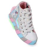 Kiko Kids Rosy Unicorn Fermuarlı Işıklı Kız Çocuk Spor Ayakkabı