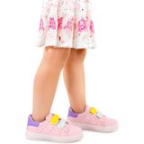Kiko Kids Royzo Cırtlı Işıklı Kız Çocuk Spor Ayakkabı - Mor