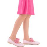 Kiko Kids Rugan Kız Çocuk Babet Ayakkabı Arç 02 Pudra