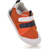 Kiko Kids Şifu İlk Adım Cırtlı Erkek Bebek Spor Ayakkabı (Turuncu-Lacivert)
