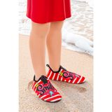 Kiko Kids Smile Havuz Plaj Kız Çocuk Deniz Ayakkabısı 7532 Kırmızı