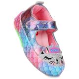 Kiko Kids Solen Işıklı Cırtlı Kız Çocuk Babet Ayakkabı