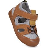 Kiko Kids Tapel Ilk Adım Cırtlı Erkek Bebek Sandalet - Taba