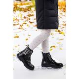 Kiko Kids Termo Taban Kız Çocuk Bot 621 Kırışık Taşlı