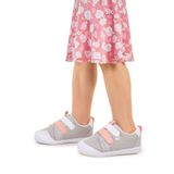 Kiko Kids Textile İlk Adım Cırtlı Kız Bebek Spor Ayakkabı