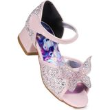 Kiko Kids Winged Unicorn Kız Bebek Topuklu Abiye Ayakkabı - Pudra