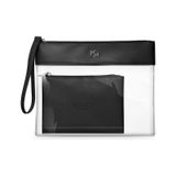 Kiko Makyaj Çantası Transparent Beauty Case 001 Black siyah
