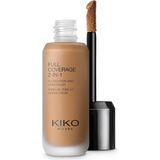 Kiko Milano Fondöten & Kapatıcı-Full Coverage 2-in-1 Foundation & Concealer-120 Warm Beige-Mat Saten Bitişli