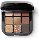 KIKO Milano Glamour Multi Finish Eyeshadow Palette 02 | 9 göz farı içeren palet, farklı bitirmelerle