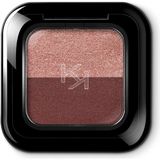Kiko Milano Göz Farı - Bright Duo Eyeshadow - 11 Bright Coral / Wine Uzun Süre Kalıcı ve Yoğun Pigmentli