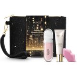 Kiko Milano KikoMilano Holiday Wonderlights Dudak Bakımı Seti Hacim Artırıcı Krem ve Peeling ile Şık Çanta