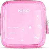 Kiko Milano Mini Pochette Makyaj Çantası Nude Rose Renkli Şeffaf PVC ile Çok İşlevli Kullanım