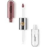 Kiko Milano Ruj - Unlımıted Double Touch - 121 Dark Rosy Chestnut - Uzun Süre Kalıcı Parlak / Mat Likit Lipstick