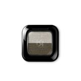 Kiko New Bright Duo Eyeshadow 16 Warm Silver / Jungle Green Göz Farı