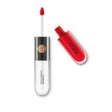 Kiko Unlimited Double Touch Parlak Likit Ruj, 115 Fire Red, 6 ml
