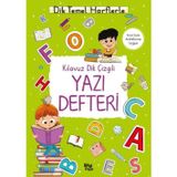 Kılavuz Dik Çizgili Yazı Defteri - Büyük Boy - Dik Temel Harflerle