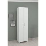 Kiler Dolabı 8 Raflı Mdf Dolap - Beyaz