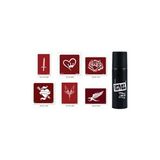 Kılıç Kalp Spray Tattoo Geçici Sprey Dövme Seti