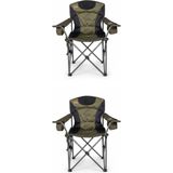 Kılıçaslan Camp Madfox 2'li Alphaback R108 Katlanır Kamp Sandalyesi Shadow Moss