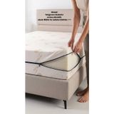 Kılıf Bamboo 80x190 Yatak Kılıfı Koruyucusu Örtüsü Fermuarlı Kapitone Fit Zippered Mattress Cover