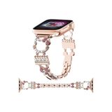 kılıf benim Apple Watch Kedi Figürlü Taşlı Metal Kordon 38/40/41/42/44/45/49 mm Uyumlu Seri 4/5/6/7/8/9/SE
