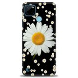 Kılıf HD Baskılı Kılıf + SERAMİK TAM KAPLAYAN EKRAN KORUYUCU 134 Beyaz - Mor Realme C25Y ile uyumlu