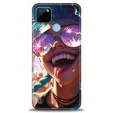 Kılıf HD Baskılı Kılıf + SERAMİK TAM KAPLAYAN EKRAN KORUYUCU 273 Beyaz - Kalp Realme C25Y ile uyumlu