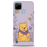 Kılıf HD Baskılı Kılıf + SERAMİK TAM KAPLAYAN EKRAN KORUYUCU 55 Siyah - Açık Kırmızı Realme C25Y ile uyumlu