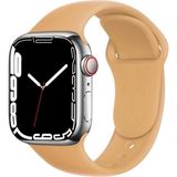 Kılıf House Apple Watch Uyumlu Silikon Kordon - 42 / 44 / 45 / 46 / 49mm - Ceviz