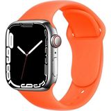 Kılıf House Apple Watch Uyumlu Silikon Kordon - Turuncu - 42 / 44 / 45 / 46 / 49mm