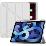 Kılıf House Samsung Uyumlu Trifold Yumuşak Akıllı Uyku Modlu Tablet Kılıfı - Galaxy Tab S9 FE / S10 FE 10.9'' - Açık Gri
