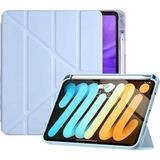 Kılıf House Samsung Uyumlu Trifold Yumuşak Akıllı Uyku Modlu Tablet Kılıfı - Galaxy Tab S9 FE / S10 FE 10.9'' - Açık Mavi