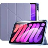 Kılıf House Samsung Uyumlu Trifold Yumuşak Akıllı Uyku Modlu Tablet Kılıfı - Galaxy Tab S9 FE / S10 FE 10.9'' - Lavender