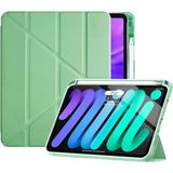 Kılıf House Samsung Uyumlu Trifold Yumuşak Akıllı Uyku Modlu Tablet Kılıfı - Galaxy Tab S9 FE / S10 FE 10.9'' - Mint Yeşili