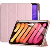 Kılıf House Samsung Uyumlu Trifold Yumuşak Akıllı Uyku Modlu Tablet Kılıfı - Galaxy Tab S9 FE / S10 FE 10.9'' - Pudra