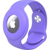 Kılıfist Apple Airtag Silikon Kordon Bileklik Lila