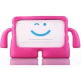 Kılıfist Tcl Tab 10S Uyumlu 10.1" Uyumlu Kılıf Çocuklar Için Standlı Koruyucu Tablet Kılıf - Koyu Pembe