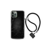 kilifland Apple Iphone 12 Pro Max ile Uyumlu Kılıf Silikon Desen Boyun Askılı Dikenli Tel 1779