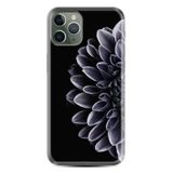 Kılıfland Apple iPhone 14 ile Uyumlu Silikon Kılıf, Çiçek Desen, Siyah