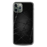 Kılıfland Apple iPhone 14 Pro Max ile Uyumlu Silikon Kılıf, Dikenli Tel Desen, Siyah
