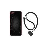 kilifland Apple Iphone 7 Iphone 8 ile Uyumlu Kılıf Silikon Desen Boyun Askılı Dikenli Tel 1779