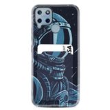 Kılıfland C25 Telefon Kılıfı, Kartvizitli Kartlıklı, Desenli Silikon, Astro, Siyah