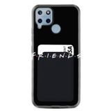 Kılıfland C25 Telefon Kılıfı, Kartvizitli Kartlıklı, Friends Desenli, Silikon, Siyah